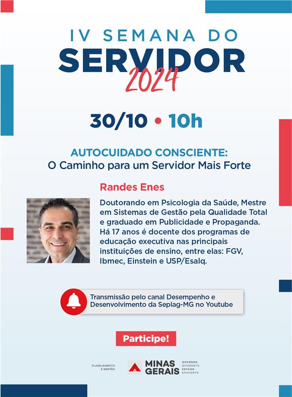Convite Especial | Semana do Servidor 2024 - Participe do Nosso Evento no YouTube! 1