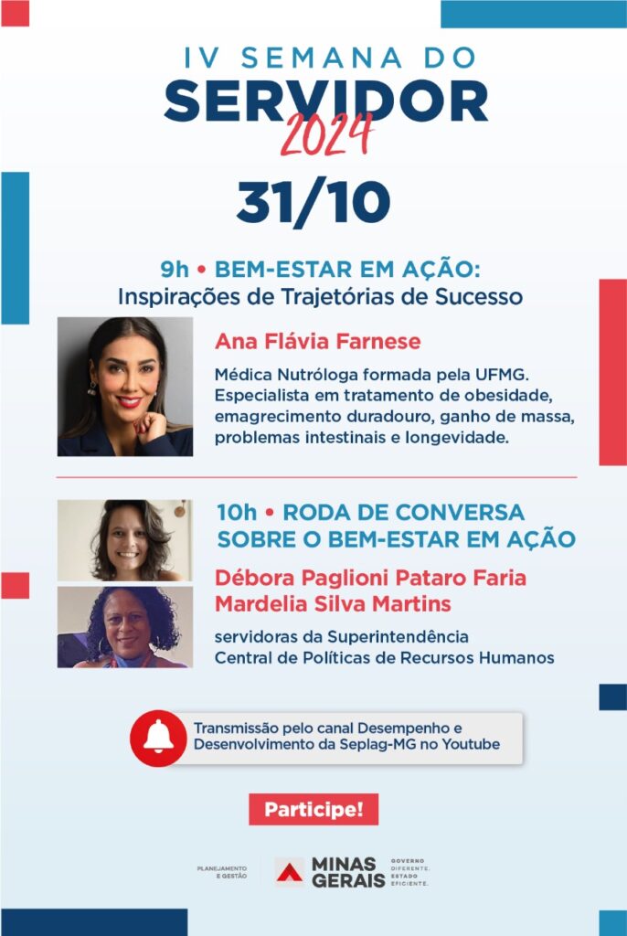 Convite Especial | Semana do Servidor 2024 - Participe do Nosso Evento no YouTube!
